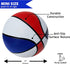 Botabee Mini Basketball Set, Red, White & Blue for Pop A Shot Arcade Games | 3 Pack of 7” Junior Basketballs