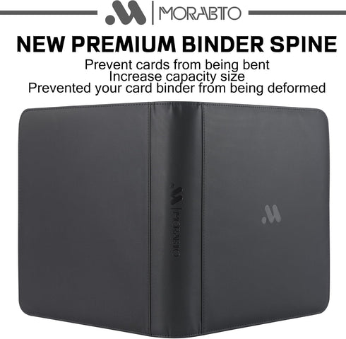 12 1200 50 Album Card Binder Pocket,Trading Card Binder Holds up to Cards with Sleeves,Zipper Card Holder Compatible