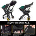 Custom Designed Sunshade Extension for Doona Car Seat Stroller, Marsheepy UV Protection Sun Cover for Baby Pushchairs