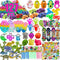 Dilycery 127 Pcs Easter Egg Fillers Fidget Party Favors for Kids, Treasure Box