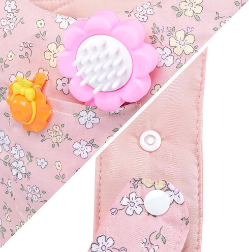 GAGAKU Baby Doll Carrier for Toddler Toy Baby Carrier for Dolls Accessories Doll Carrier for Little Girls - Pink (Pear