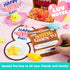 30 Packs JOYIN Valentines Day Gift Cards with Mochi Squishy Toys, Stress Relief Fidget Toys, Kawaii Mochi Squeezes