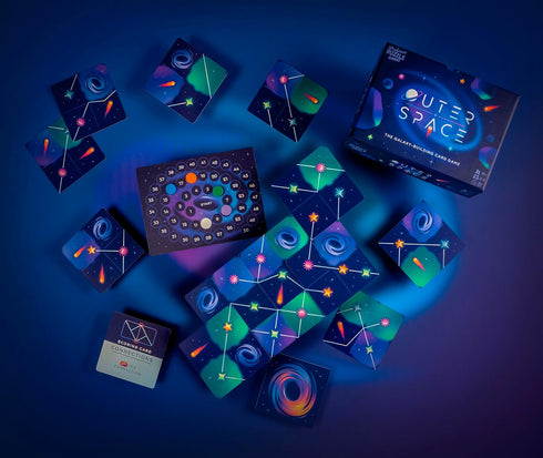 Professor PUZZLE Outer Space Galaxy-Building Card Game