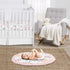 Tummy Sweet Jojo Designs Baby Play Mat (Pink/Grey Boho Floral) for Girls, Infant, Toddler Time Activity Floor Playmat