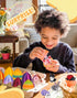 YILCER 3D 3D Set Mini Printed Animals with Eggs Flexible Articulated Fidget Wigglitz Toys Animals Figurines Cute Pocket