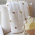 36 36, Crane Baby Blanket, x Soft Cotton Pom Pom Nursery Blanket for Boys and Girls, Cream