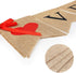 Valentines Decor, Be Mine Hanging Banner with 28 Pcs Felt Heart Garland, Burlap Decorations for Valentine's Day