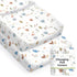 Baby Changing Pad Cover 2-Pack for Boys, Girls (Farm Animals) - Premium