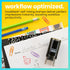 ExcelMark Round Teacher Stamp - Thumbs UP (Outline), RED Ink