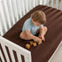 100% Cozy 28x52 28x52 Inches NTBAY Brushed Microfiber Fitted Crib Sheet, Super Soft and Crib Sheet for Standard Crib