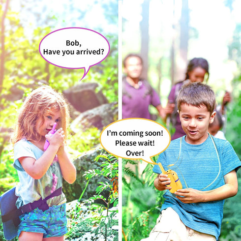 Walkie Talkies for Kids, Rechargeable 2 Way Radio with 48 Hrs Working Time, 3 Miles Range, Family Outdoor Games
