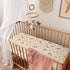 Generic 52"x28" 3 Pack Muslin Crib Sheets, Fitted Crib Sheet for Baby Girl and Boy, Soft Cotton Cover for Standard Crib