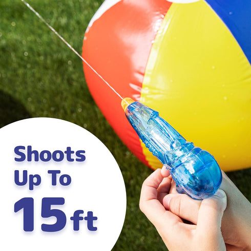 Prextex Water Guns for Kids & Adults, 30pk - Powerful Squirt Guns Bulk, Water Blaster Gun/Pistol Combo Set