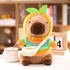 9 10.2 Capybara Plush with pcs Clothes & Accessories, in Cute Capybara Stuffed Animal Plush Toys, Dress Up Cute