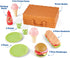 Kidoozie Lunch for Two Picnic Set - Imaginative Play Food Fun for Indoor or Outdoor Playset for Ages 2+
