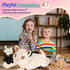 5PC Mommy 4 Onsoyours Original Cat Stuffed Animals with Babies Inside, Kawaii Kiity Plush with & Kittens - Cute