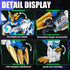 Mecha Building Blocks 2in1 Animal Transforming Robot Set with White Tiger Collectible Toys for Ages 8+