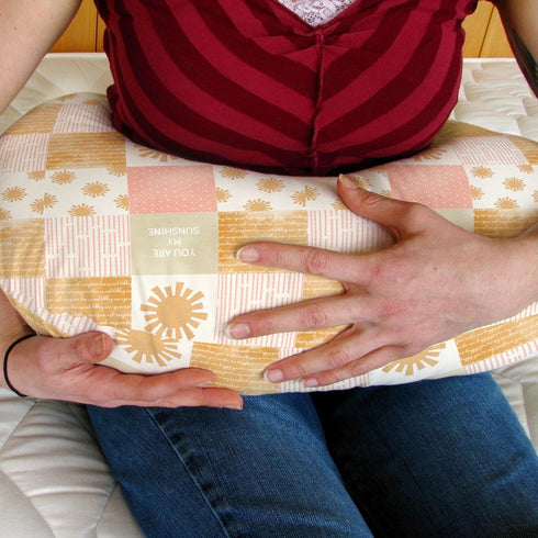 Summer Vintage Sun Baby Nursing Pillow Covers for Boy Girl Boho Sunshine Nursery Feeding Pillowcase for Breastfeeding