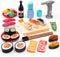 Funpynani Sushi Slicing Play Food Set, 34Pcs, 3+ Ages LED Light with Color