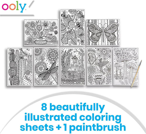 Hidden Colors Magic Paint Sheets Set (9 PC) - Magic Nature