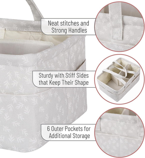 Mr. Pen Baby Diaper Caddy Organizer, Portable Diaper Organizer for Changing Table, Car Baby Caddy