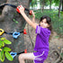 18 Ninja Tree Climbing Holds and 6 Sturdy Ratchet Straps for Kids, Large Climbing Rocks for Outdoor Training