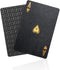 BIERDORF Diamond Waterproof Playing Cards - Black Poker Cards, HD Deck (3-Pack)