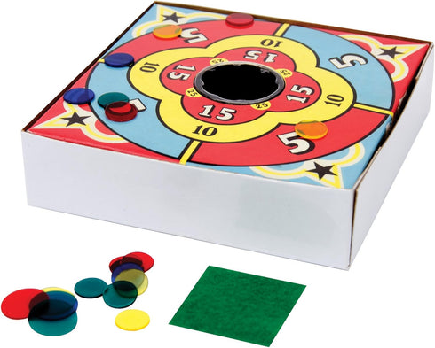 Schylling Tiddledy Winks - Classic Family Game with Game Board, Cup, and Winks, Ages 3+