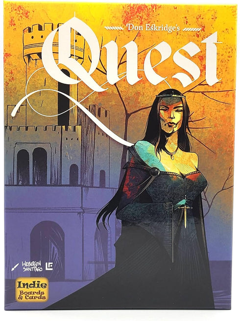 Quest - by Indie Boards and Cards -Social Deduction Board Game