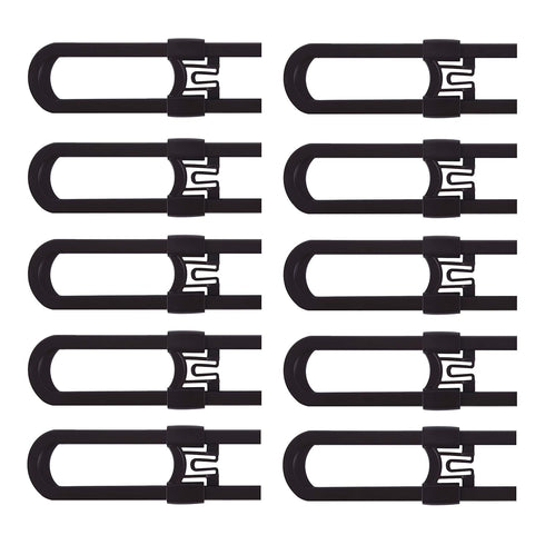 Sliding Cabinet Locks Baby Proofing – Adjustable Child Safety Latches for Knobs & Handles, 10 Pack