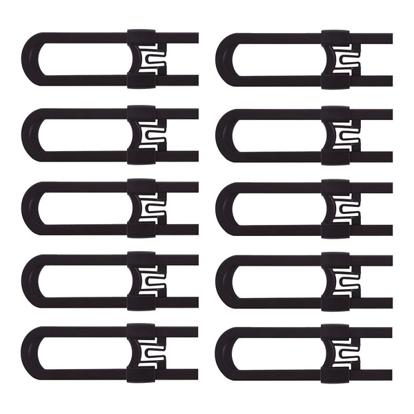 Sliding Cabinet Locks Baby Proofing – Adjustable Child Safety Latches for Knobs & Handles, 10 Pack