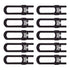 Sliding Cabinet Locks Baby Proofing – Adjustable Child Safety Latches for Knobs & Handles, 10 Pack