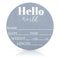 NQEUEPN Wooden Baby Announcement Sign, 5.9 Inch Hello World Newborn Sign Birth Announcement