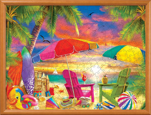 MasterPieces 300 Piece EZ Grip Jigsaw Puzzle - Seaside Afternoon - 18"x24"