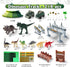 268 3-5, Set, 2 Set, 3-9 PCS Race Tracks Dinosaur Toys for Kids Glow in The Dark Magic Toy Dinosaur Cars Track