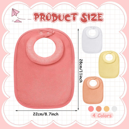 Twistover Soft Baby Bibs for Teething and Drooling