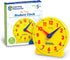 Learning Resources Big Time Student Clock - Teaching & Demonstration Clock for Ages 5+