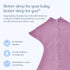 0.8 (4-8 SleepingBaby Zipadee-Zip Fleece Transition Swaddle - Arms-Out Wearable Blanket for Baby Sleep, Soft Breathable