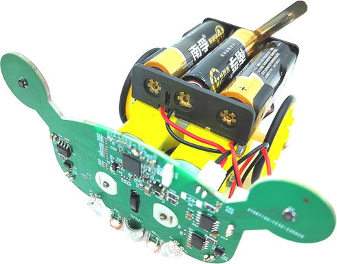 Smart Line Following Robot Kit - Obstacle Avoidance Assembly Project with Music, DIY Educational Robot Toy