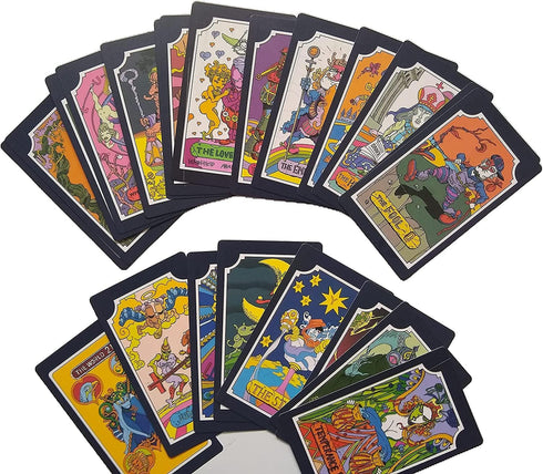 Adventure Anime Tarot Cards - 31 Pcs JoJo Anime Board Game for Divination