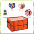 4 Closet Bokon Pcs Sports Ball Storage Basket Bin Fabric Toys Storage Cube with Handles Collapsible Shelf Cloth