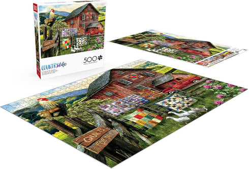 Buffalo Games - Tom Wood - 500 Piece Jigsaw Puzzle for Adults - A Little Bit of Heaven - Perfect for Game Nights