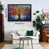 PICKFORU Stained Glass Puzzle Tree of Life for Adults 1000 Pieces, Colorful Mosaic Jigsaw Puzzle