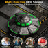 Mechaniker UFO Fidget Spinner for Kids Adults, Metal Luminous Space Desk Toy, Cool EDC Gadgets Anxiety Stress Relief