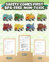 Cozycharm 8PCS Set Dinosaur Pull Back Cars for Kids Toddlers, Mini Racing Vehicles Toys Party Favors, Goodie Bag
