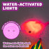 6 Pack Tub Works Mermaid Lagoon Light Up Bath Toys, | Water-Activated Light Up Toys Flash & Change Color | Easy-Grip
