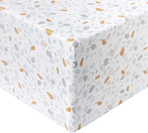 Copper Pearl Premium Fitted Knit Crib Sheet/Toddler Sheet Arlo - Crib