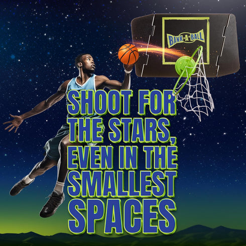 Mini Basketball Hoop for Adults & Kids, Indoor Portable Adjustable Set with Ball, Over The Door Hoop