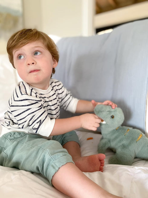 MON AMI Tiny The T-Rex Dino Stuffed Animal, 14”, Soft & Cuddly Dinosaur Plush, Great Gifts for Kids of All Ages