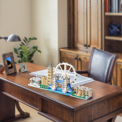 London Skyline Architecture Miniature Building Block Set - Architecture Series Model Toy, 3430 Pieces for All Ages